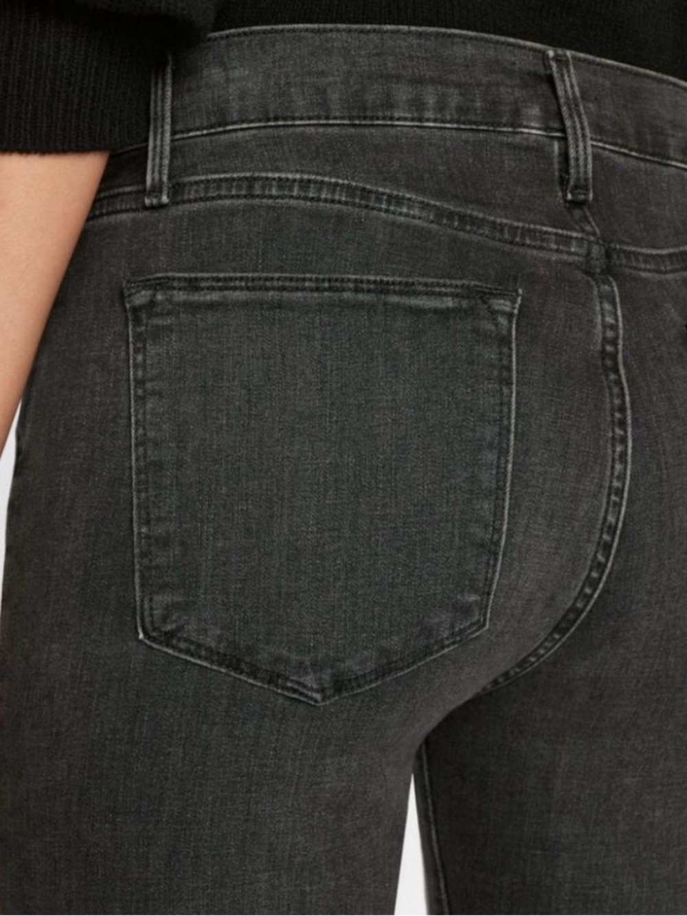 FRAME Denim Le High Straight Tierra Gray Size 29 - Picture 7 of 16